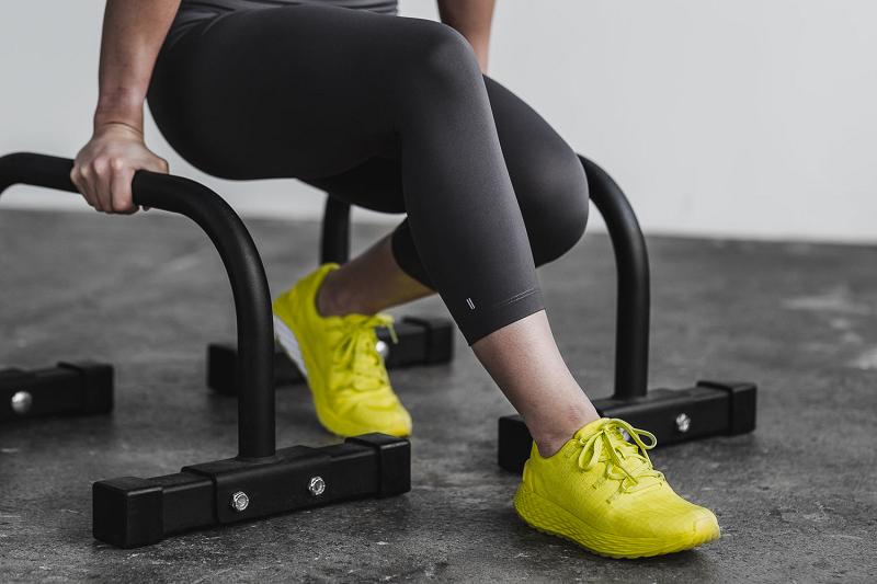Nobull Neon Lime Camo Ripstop Runner Women's Running Shoes Yellow | USA K1800O